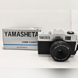 Vtg Yamasheta 35 mm Camera SPCAM3 Black Untested With Box